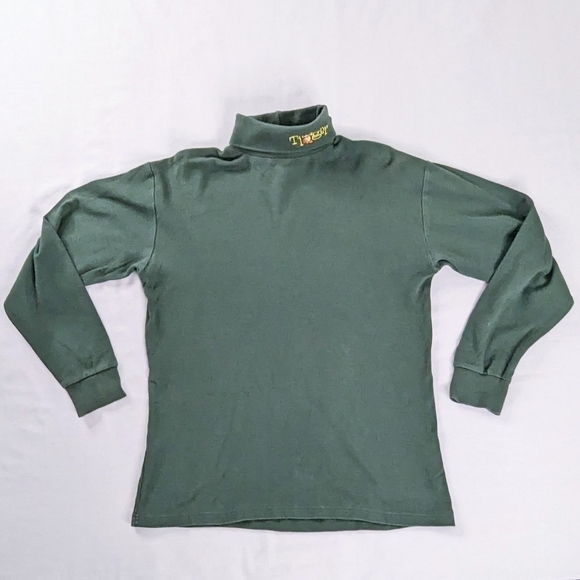 VTG Tigger Green Long Sleeve Turtleneck Embroidered - Picture 1 of 7